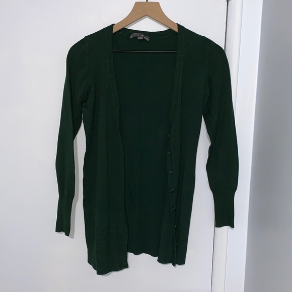 Forest green cardigan - Picture 2 of 13